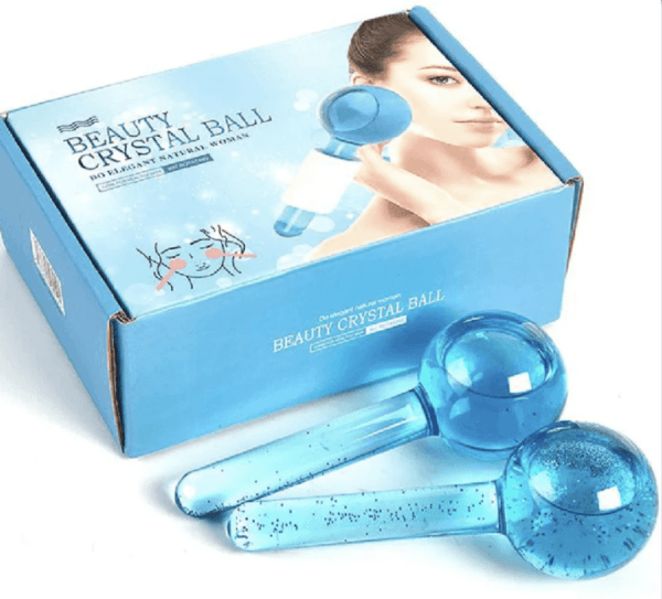 Bola de cristal caja Bola de cristal Ice Roller 2pcs
